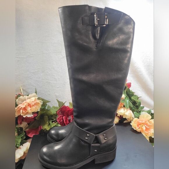 NIB Very Volatile Meridee Black Calf Height Boot - Picture 10 of 13